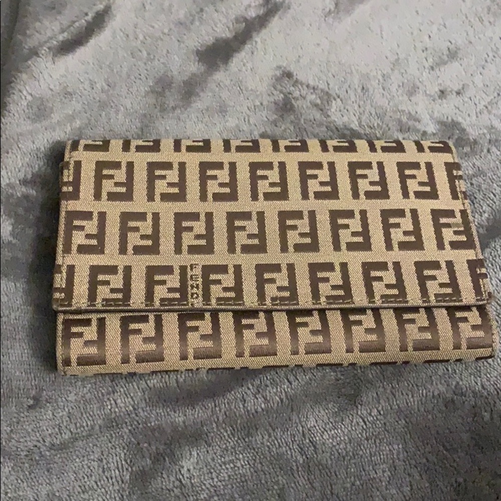 Fendi zucca wallet
